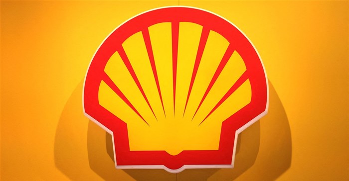 The logo of British multinational oil and gas company Shell is displayed during the LNG 2023 energy trade show in Vancouver. Source: Reuters/Chris Helgren