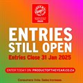 Final call: Entries for Product of the Year 2025 close 31 January