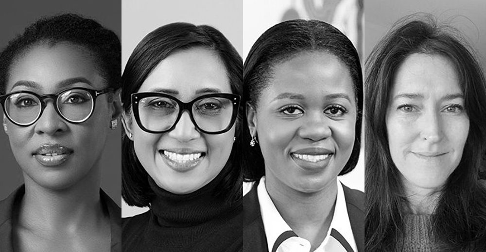 Four leaders from Africa ar eon the 2025 Gerety MEA jury. (L to r): Nnenna Onyewuchi, Koo Govender, Linda Kachingwe-Sisya,Nnenna Onyewuchi,Jeanine Gomes. (Source: © Bizcommunity, Image by Ruth Cooper)