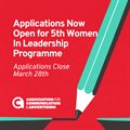 Applications open for 5th ACA Women in Leadership Programme