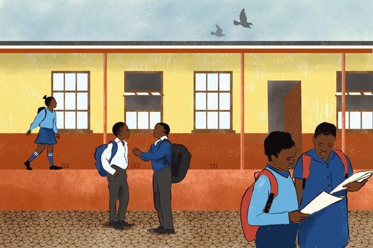 The provincial education department announced a R100-million emergency allocation as schools struggle with funding in the new year. Illustration: Lisa Nelson.