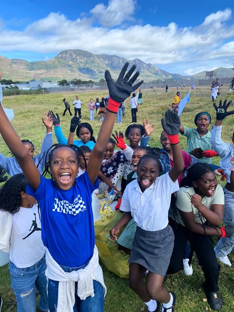 Feeling energised during the cleanup