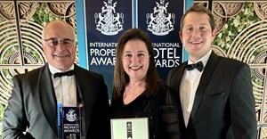 Source: Supplied. Willie Vos, chief executive officer of Waterfall City Management Company (WCMC), Tertia du Toit, communications manager of WCMC and Piet Joubert, general manager of WCMC.