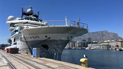 The OceanXplorer is docked in Cape Town until the end of the week.