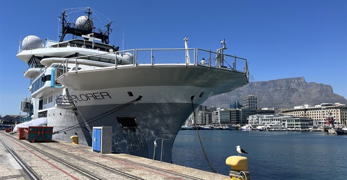 The OceanXplorer is docked in Cape Town until the end of the week.