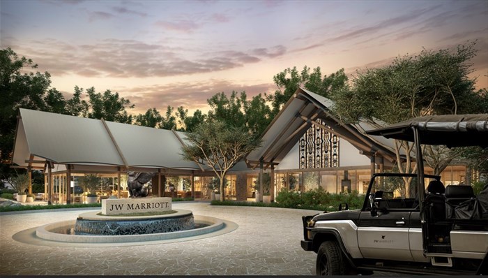 Source: Supplied | Render of JW Marriott Mount Kenya Rhino Reserve Safari Camp