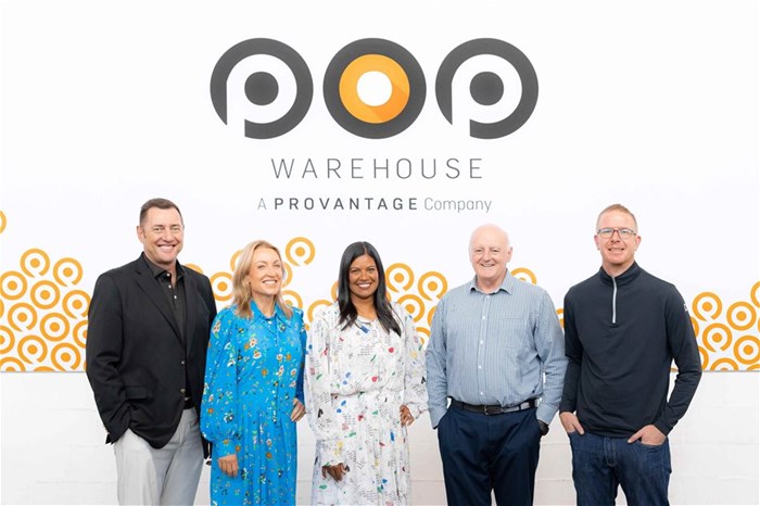 From left to right: Jacques du Preez, CEO Provantage; Belinda Traverso, director POP Warehouse; Shafiqah Andrews-Moonda, director POP Warehouse; Dave Roberts, executive Provantage Point of Purchase division; and Ruan Burger, group finance executive Provantage.