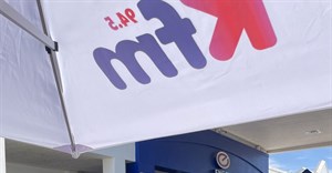 The Kfm stationery vehicle on The Flash Drive with Carl Wastie raises R1.7m for school kids in need