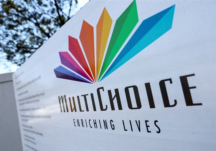 A MultiChoice logo is displayed outside the company's building in Cape Town, South Africa, 2 February 2024. Reuters/Esa Alexander/File Photo