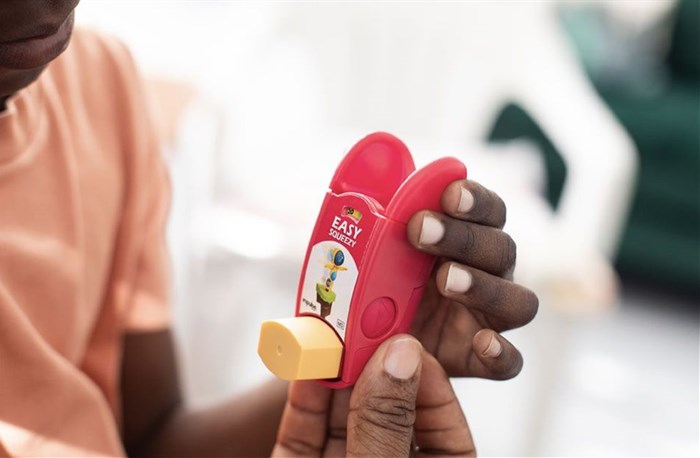 Previous CDI grant funding recipient Impulse Biomedical creates innovative, affordable medical equipment like the Easy Squeezy - making asthma pumps much easier for children to use. Image credit: Impulse Biomedical