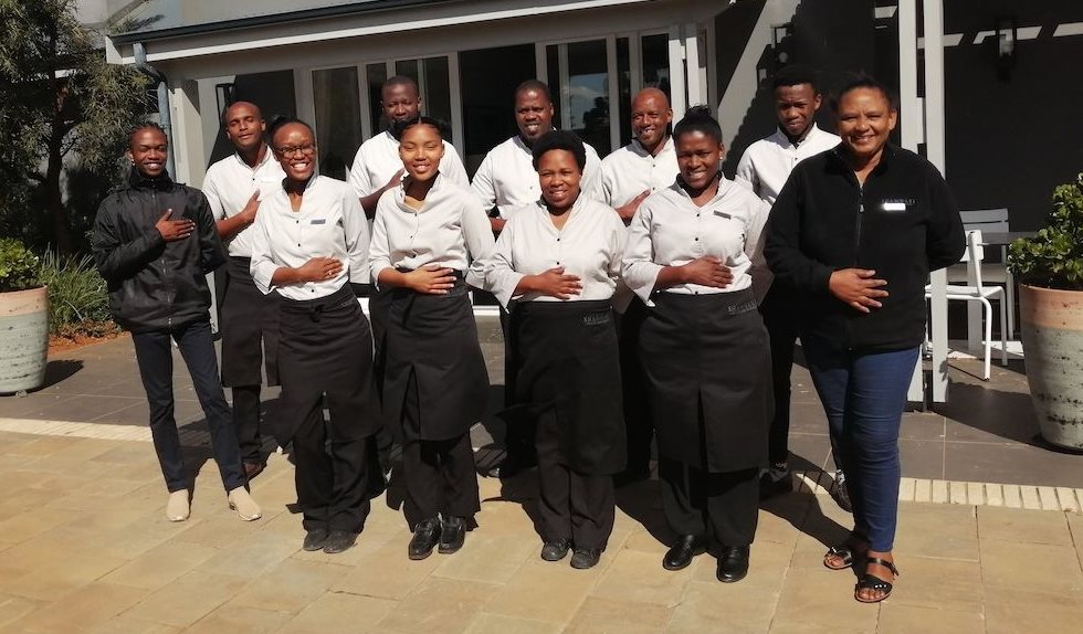 Shamwari Game Reserve staff trained by Sam Hospitality