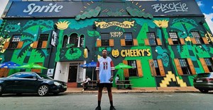 Karabo Poppy is the creative behind the mural. Source: Supplied.