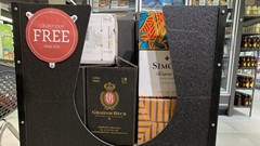 Pick n Pay Liquor transforms recycled juice packs into wine box stands