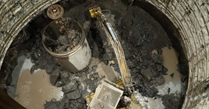 Source: © International Mining  Murray Macnab, group executive technical director UMS says mining is here to stay and underground mining is the future. Picture: Shaft sinking