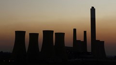 The retired coal-fired Komati Power Station, operated by Eskom, is seen near Komati village, in the Mpumalanga province in South Africa, 9 May 2024. Reuters/Siphiwe Sibeko/File Photo