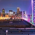 Source: . The Nelson Mandela Bridge in Johannesburg, South Africa.