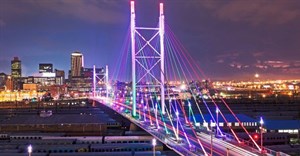 Source: . The Nelson Mandela Bridge in Johannesburg, South Africa.