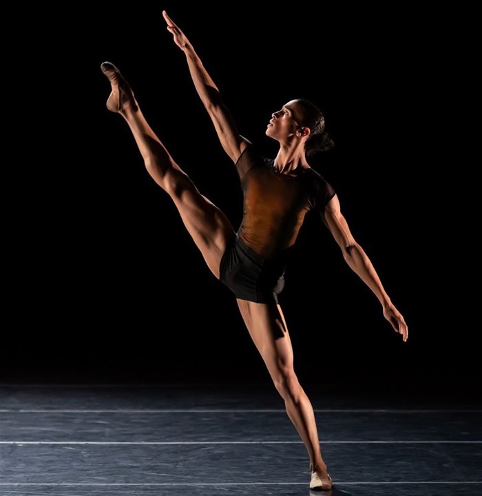 Joshua Williams in Nacho Duato's Remanso in Cape Ballet Africa's triple bill Breathwrods. Photo credit: Paul Seaby