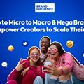 Banner: From nano to micro to macro and mega brand influence: We help creators scale their careers