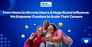 Banner: From nano to micro to macro and mega brand influence: We help creators scale their careers