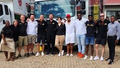 Supplied image: SA Harvest, Martin van Staden and SA Rugby Legends