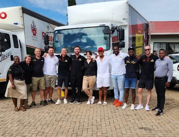 Supplied image: SA Harvest, Martin van Staden and SA Rugby Legends