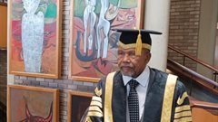 Rhodes University bids farewell to transformative chancellor Justice Lex Mpati