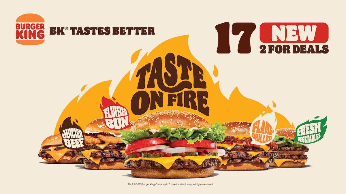 Taste on Fire: Burger King unveils 17 new 2-for deals starting at R110