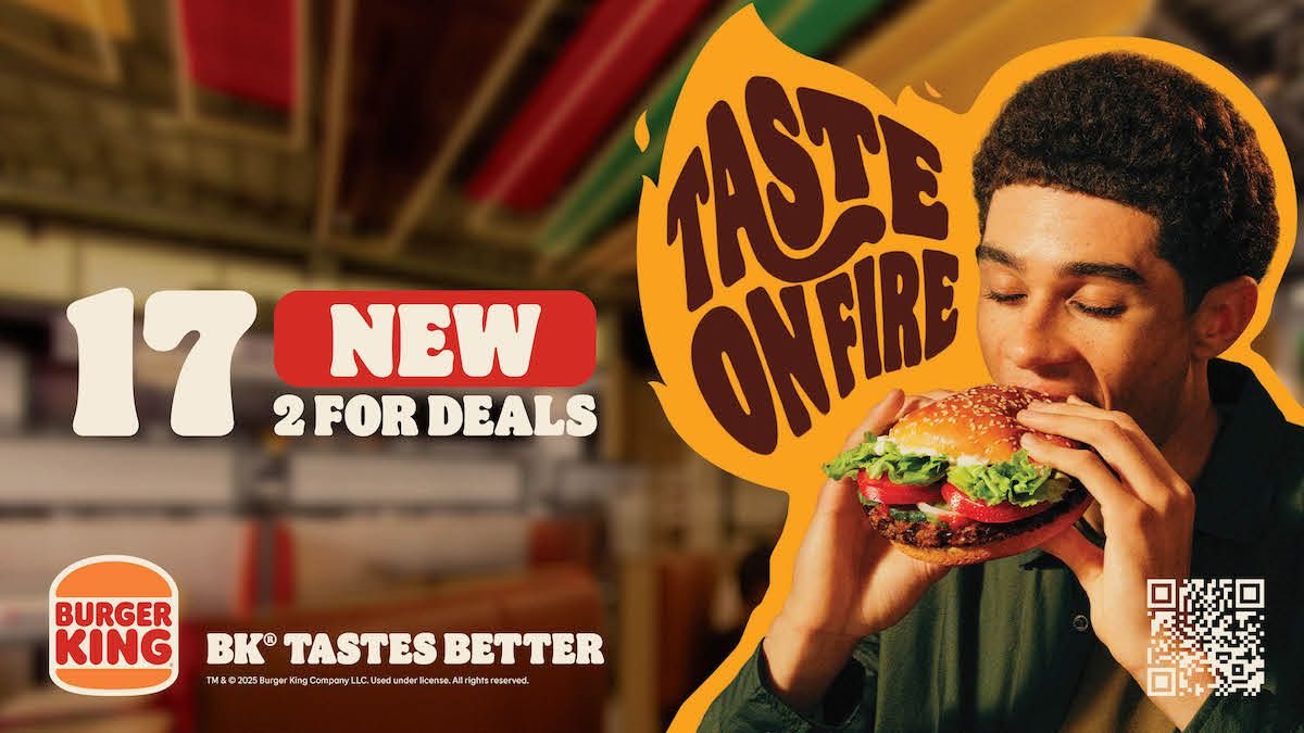 Taste on Fire: Burger King unveils 17 new 2-for deals starting at R110