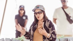 Minister de Lille launches Easter tourism campaign from Cape Town dunes