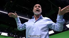 Source: © Retroviral  The Sabre Awards Africa finalists have been announced, with Retroviral and Ogilvy each with seven finalists. Pictured: One of the finalists campaigns, The Eric Cantona Stunt for Showmax by T+W, Retroviral and Grid