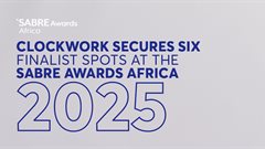 Clockwork shortlisted across 6 categories at the Sabre Awards Africa 2025