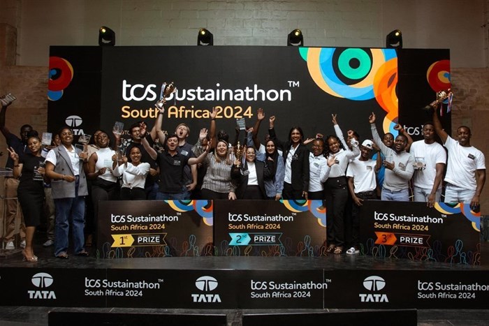 Supplied image: All the winners of the 3rd annual TCS Sustainathon