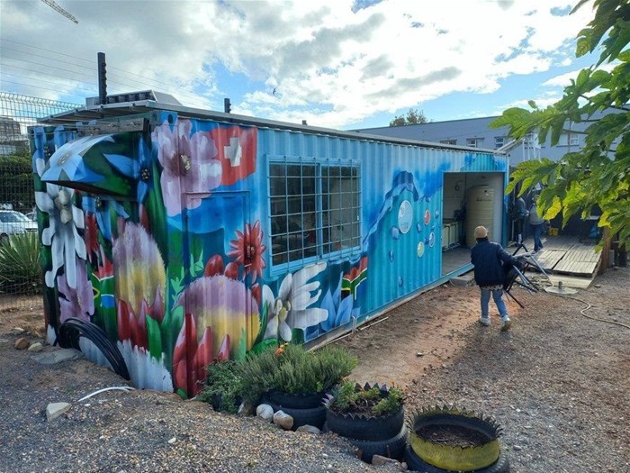 For the past four years, Streetscapes has been running a self-sufficient laundry at its urban farm in the city centre. The organisation plans to replicate the solar- and rainwater-powered laundromat and showers at the new site to cut operational costs and reduce pressure on municipal infrastructure. Photos: Marecia Damons / GroundUp