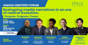 The AMASA Igniters Forum will take place on Wednesday, 21 May 2025, at the GIBS Auditorium in Illovo, Johannesburg (Image supplied)