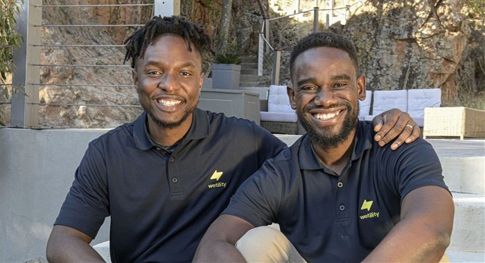 Wetility founders Ikenna Oguguo and Vincent Maposa