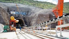 Work has been suspended on the 38km tunnel between the Polihali and Katse dams. Photo: Lesotho Highlands Development Authority (fair use).