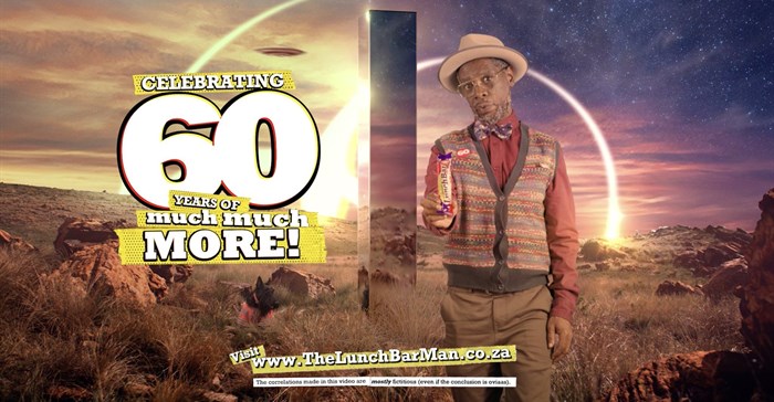 This year, LunchBar celebrates 60 years in South Africa. To mark the occasion, SA’s favourite award-winning conspiracy theorist is back (Image supplied)