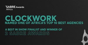 Clockwork listed among Africa&#x2019;s top 10 agencies with Best in Show finalist spot and 2 Sabre awards