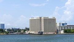 Source: © 123rf  Accounting for 59% of the ranking’s total brand value, banks dominate Nigeria’s brand value growth in 2025. Pictured: Lagos, Nigeria.