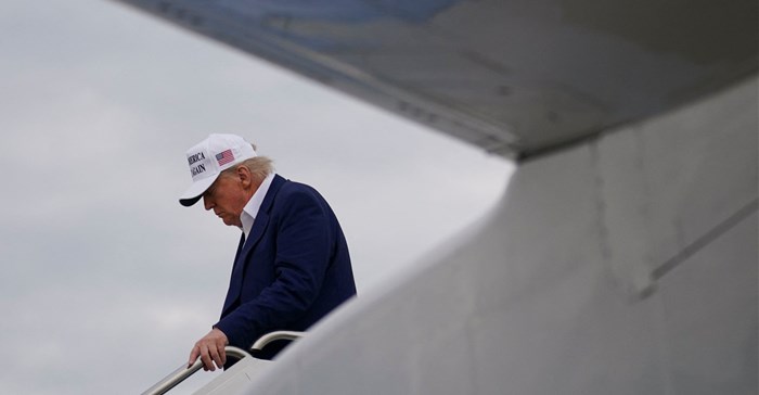 Source: Reuters. US President Donald Trump disembarks Air Force One as he arrives at Joint Base Andrews, Maryland, US, 25 May, 2025.