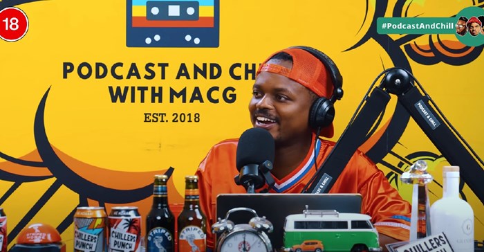 MacG hosts the number one podcast show in South Africa. Source: YouTube