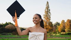 Olympian Caitlin Rooskrantz has graduated from UJ. Source: UJ.