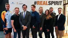 From L-R: Alberto Giménez (Technical Director at Real Madrid Foundation EFP South Africa); Brendan Epstein (Marketing Director at Real Madrid Foundation EFP South Africa & Founder of Collab Advertising); Andrés Muntaner Borrajo (Director of the Real Madrid Foundation EFP); Jevron Epstein (President of the Real Madrid Foundation EFP South Africa & CEO of Generation Schools); Kerryn Ackermann (Senior Management at Generation Schools); Sandra De Abreu (Senior Management at Generation Schools); Jac Vos (Financial Director at Real Madrid Foundation EFP South Africa & Financial Director at Generation Schools), Kyle Savile (Senior Management at Generation Schools).