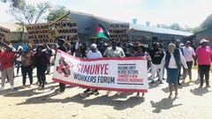 The Labour Court of Appeal has ruled that the Simunye Workers Forum fails to comply with the Labour Relations Act for registration as a union. Archive photo: Kimberly Mutandiro / GroundUp