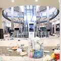 Archived image: A view shows damage inside a shopping mall following protests that have widened into looting, in Durban, South Africa, 13 July 2021, in this screen grab taken from a video. Courtesy Kierran Allen/via Reuters