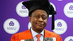 A pioneer in nuclear medicine: Prof. Mike Sathekge receives honorary doctorate from the NWU
