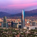 Source: © 123rf  Chilean advertisers currently allocate an average of 3.6% of their revenue to communication, marketing, and advertising budgets says Scopen research. Pictured: Panoramic view of Santiago de Chile with the Andes mountain range in the background.