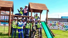 Image supplied. The Nepoworx interns.