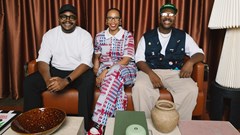 Until Until Management Team: [From Left to right] co-founder and creative director: Charles Lusengo, chief executive officer (CEO): Thithi Nteta and co-founder and event strategist: Thulani Dandala